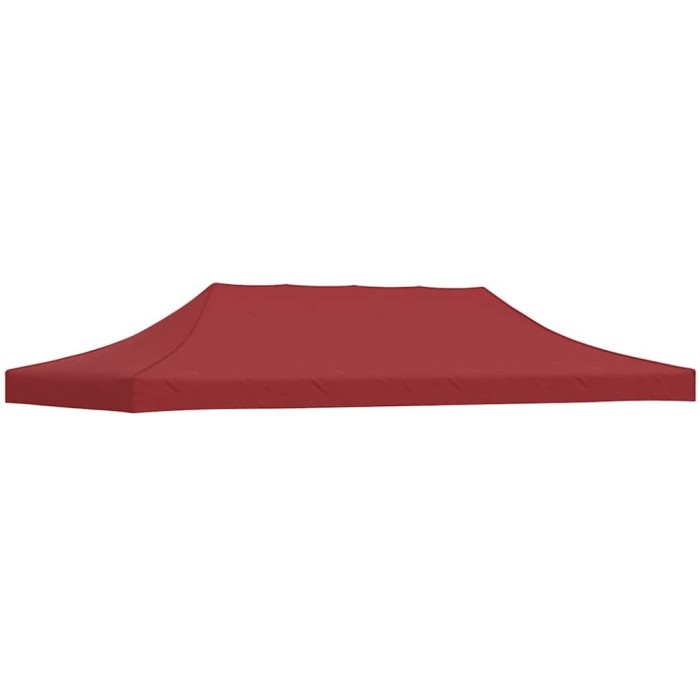 Acoperiș pentru cort de petrecere, vișiniu, 6 x 3 m, 270 g/m&sup2;