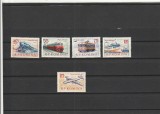 ROMANIA 1963 LP 565 MIJLOACE DE TRANSPORT SERIE MNH NESTAMPILATA