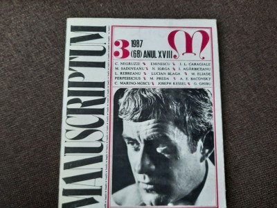 MANUSCRIPTUM NR 3/ 1987 foto