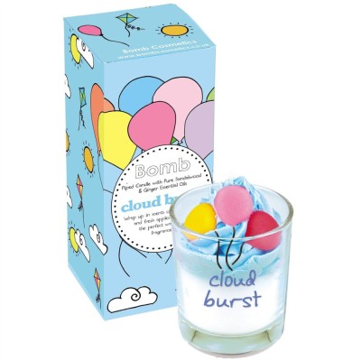 Lumanare parfumata 160g Cloud Burst Piped Candle, Bomb Cosmetics foto