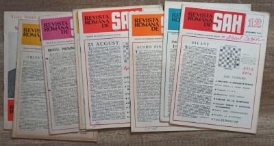 Revista Romana de Sah 1978 (8 numere) foto