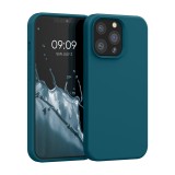 Husa pentru Apple iPhone 13 Pro, Silicon, Verde, 55880.57, kwmobile, Carcasa