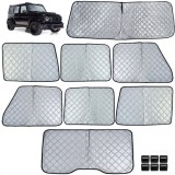 Set de 8 piese pentru protectie solara blackout, potrivit pentru Mercedes G-Class W463 2018-2024 Performance AutoTuning