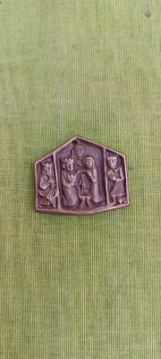 Bazorelief in bronz foto