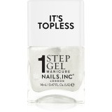 Nails Inc. It&rsquo;s Topless lac de unghii sub forma de gel pentru un efect de lunga durata culoare Sydney 14 ml