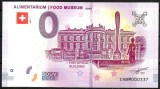 !!! RARR : 0 EURO SOUVENIR - ELVETIA , VEVEY , MUZEUL ALIMENTELOR - 2019.1 - UNC // NU TRIMIT PRIN CURIER