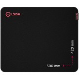 Lorgar Main 325, Gaming mouse pad, Precise control surface, Red anti-slip rubber base, size: 500mm x 420mm x 3mm, weight 0.4kg &amp;quot;LRG-GMP325&amp;quot;
