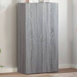 vidaXL Fișet, sonoma gri, 60x32x115 cm, lemn prelucrat