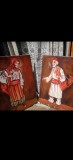 Vand 2 tablouri Reproducere pictura pe p&acirc;nză 67cm/55cm