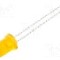 Dioda LED 5mm, ambra, convex, 2.1...2.6V, LUCKYLIGHT - LL-503UAD2E-2A