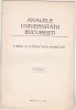 Bnk rev Analele Universitatii Bucuresti - 1970 - cu dedicatie