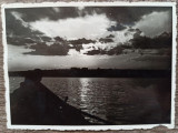 Apus de soare pe Dunare, excursie cu vaporul Regele Carol II, 1934// foto