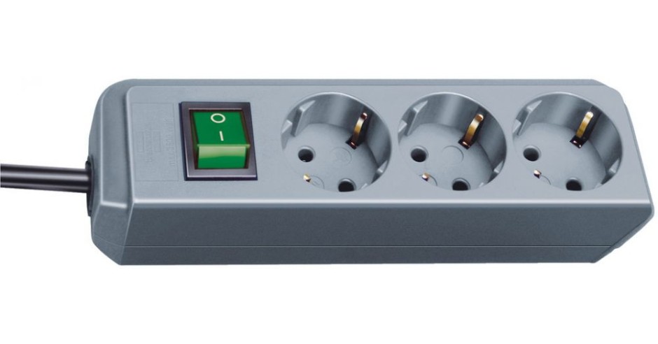 Brennenstuhl 1108563600 Vario Line Cable Box, 2-way Pus USB Charger, Mini Cable Reel, Indoor Use, 2x BS Sockets & 2x USB Charging Units, 10m Cable Length, Blue | 4007123666157 Buy, Best Price