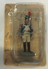 Figurina Razboaiele Napoleoniene - Grenadier Francez 1812 - plumb pictat manual foto