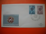 HOPCT PLIC FDC S NR 416 ANUL 1967 OLANDA -EUROPA CEPT