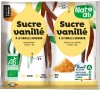 Zahar Vanilat Bourbon Bio Nat-Ali, 2x8g. Zahar cu extract vanilie Bourbon, ideal deserturi. Ingrediente ecologice. Produs in Franta