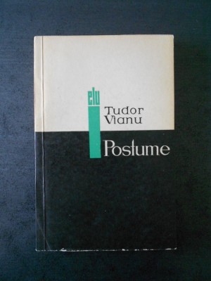 TUDOR VIANU - POSTUME foto