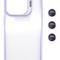 Husa Protectie din Policarbonat cu stativ si protectie camere, pentru iPhone 12 Pro, Mov