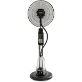 Ventilator cu pulverizare apa si telecomanda Zass ZMF 04, 70 W, Negru