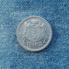 2i - 2 Francs 1943 Monaco / an unic de batere