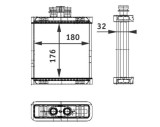 MAHLE AH 75 000P Schimbator caldura, incalzire habitaclu