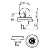 Bec Far R2 12V 45/40W Vision (Cutie) Philips 139085 12620C1