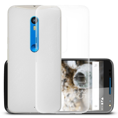 Husa Pentru MOTOROLA Droid Turbo 2 - Luxury Slim Case TSS, Transparent foto