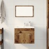 Set mobilier de baie, 2 piese, lemn vechi, lemn prelucrat