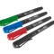 Set 4 markere de constructie colorate, 4 mm, Geko G29022