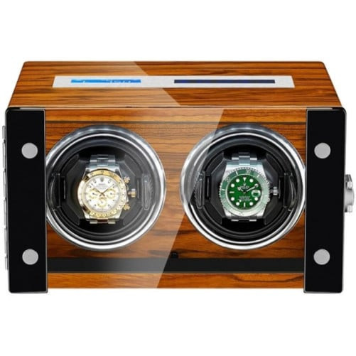 Cutie intors ceasuri automatice iUni, Luxury Watch Winder 2, Touchscreen, Maro