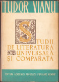 HST C1507 Studii de literatură universală și comparată 1963 Tudor Vianu
