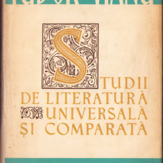 HST C1507 Studii de literatură universală și comparată 1963 Tudor Vianu