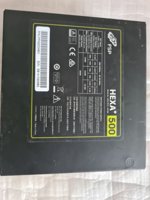 sursa PC FSP Hexa Plus 500W conectori pci express placa video