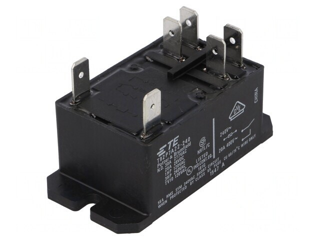 Releu Electromagnetic DPST-NO 240VAC 30A T92