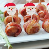 Betisoare pentru aperitiv - decorate Mos Craciun - 8,5 cm - Best CarHome