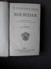 SHERIDAN - A. BARBEAU (CARTE IN LIMBA FRANCEZA) foto