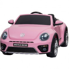 Masinuta Electrica Volkswagen Beetle Dune Pink foto