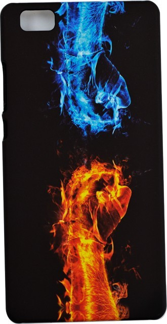 Capac Hard PC compatibil cu Huawei P8 Lite Model Flames