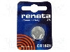 Baterie moneda, 3V, litiu, 68mAh, RENATA - CR1620 foto