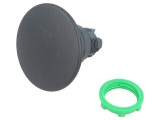 Comutator cu apăsare 22mm negru ZB5AR2