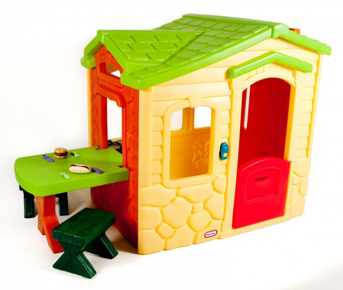 Casuta Picnic Cu Terasa - Crem Casuta Picnic Cu Terasa - Crem