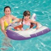 Saltea gonflabila pentru copii, forma nava spatiala, 104x99 cm, multicolor, Bestway