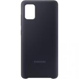 Husa de protectie Samsung pentru Galaxy A51, Silicone Cover, Negru