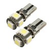 Комплект крушки, T10 Canbus, W5W, 5 SMD, 6000K, 12 V, 2бр., Oem