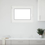 VidaXL Fereastră de subsol &bdquo;RISOR&rdquo; 80x70 cm oscilo-batantă DIN st&acirc;nga antracit