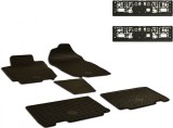 Set Covorase Auto Cauciuc Umbrella Pentru Toyota Rav 4 (2013-2018) , 5 Pcs + Suport Numar Inmatriculare Mega Drive Simplu Set 2 Buc