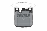 TEXTAR 2502902 Q+ set placute frana,frana disc