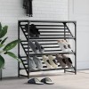 Gossi pantofar, gri sonoma, 90x30x85 cm, lemn prelucrat