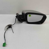 Oglinda Laterala Dreapta Volvo XC60 2016, OEM 31352104, Portocalie/Neagra, Unghi Mort, Second Hand