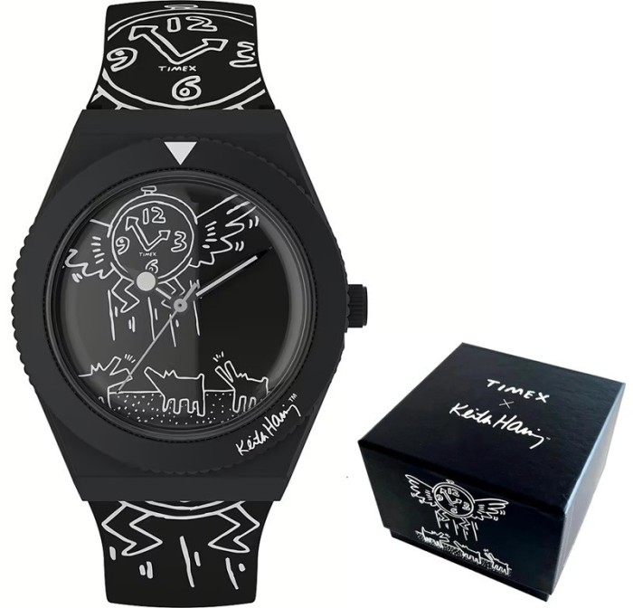 Ceas Barbati, Timex, Q X Keith Haring TW2W25600 - Marime universala